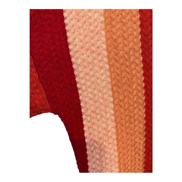 Soft Surroundings Wool Blend Abril Stripe Sweater Textured Pullover Top sweater - Picture 9 of 12